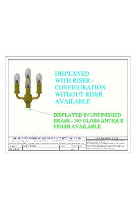 4 Light Candelabra